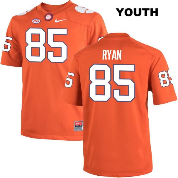 Youth Clemson Tigers #85 Seth Ryan Stitched Orange Authentic Nike NCAA College Football Jersey VRF5446II